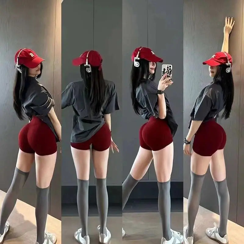Women Workout Clothes Scrunch Bum Seamless Shorts