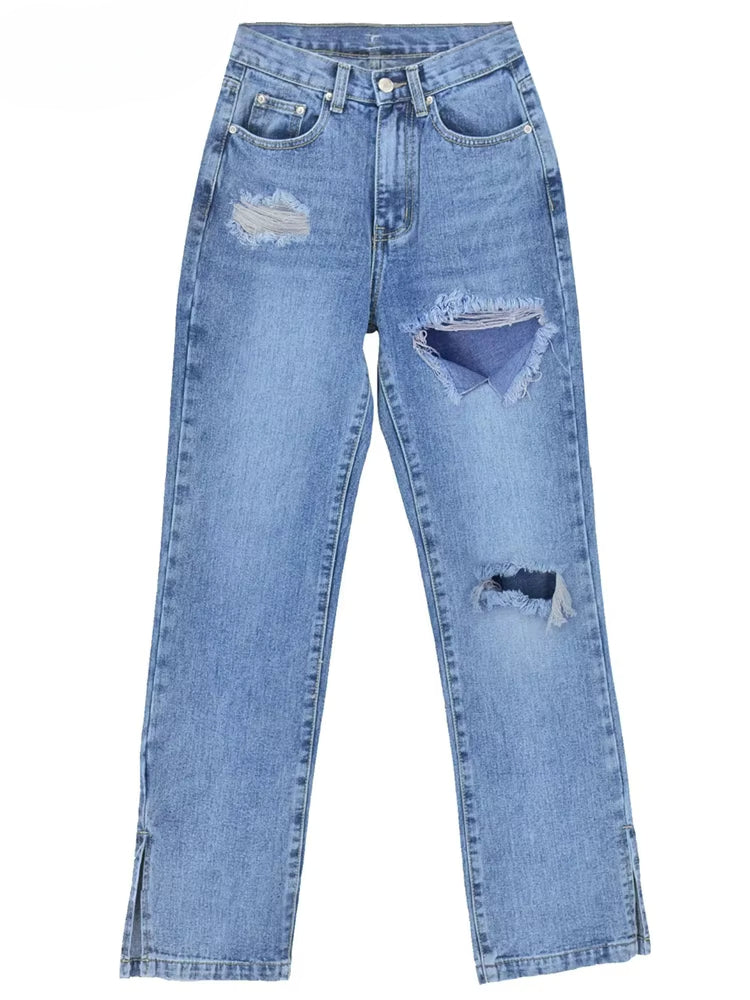 High Waist Chic Cutout Denim