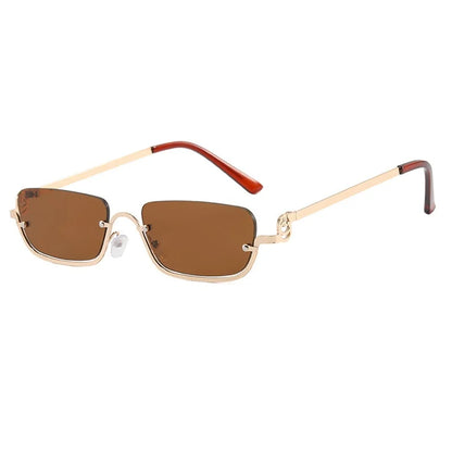 Metal square small frame Sunlit Serenity sunglasses