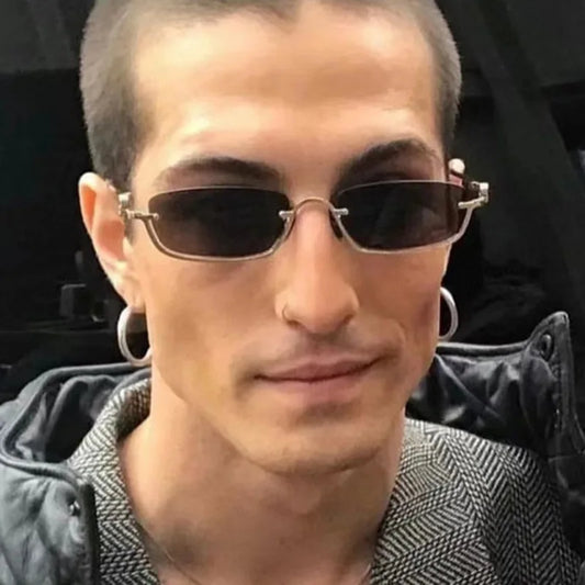 Metal square small frame Sunlit Serenity sunglasses