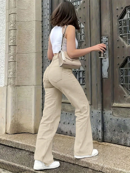 Women's comfortable casual all-match jeans