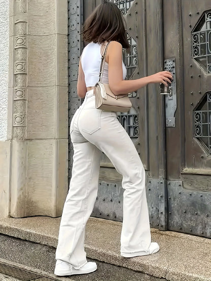 Women's comfortable casual all-match jeans