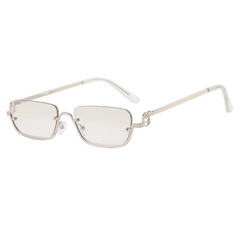 Metal square small frame Sunlit Serenity sunglasses