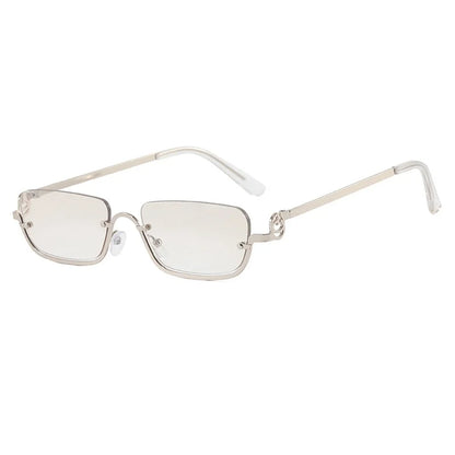 Metal square small frame Sunlit Serenity sunglasses