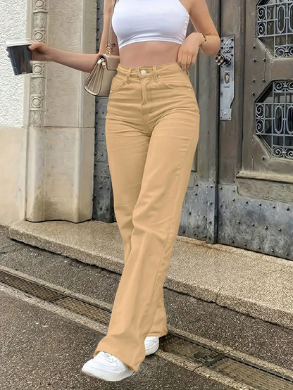 Women's comfortable casual all-match jeans