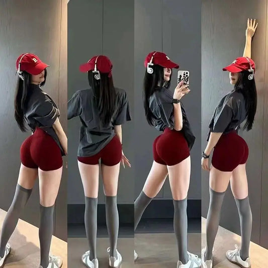 Women Workout Clothes Scrunch Bum Seamless Shorts